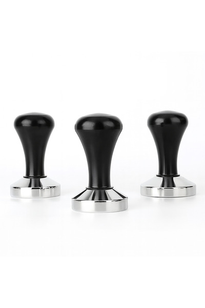 Vivien Home Espresso Kahve Sıkıştırıcı Tamper Siyah Metal 58