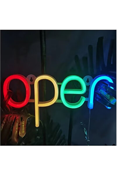 X SPRING لافتة نيون مفتوحة على شكل LED لإضاءة المكتب وديكور الحائط وإضاءة الحائط وديكور الغرفة