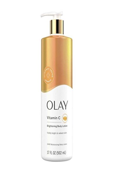 OLAY Body Lotion for Women, Brightening with Vitamin C Serum, 17 fl oz