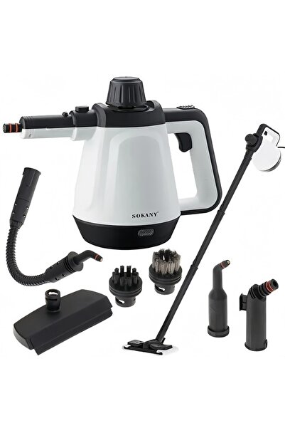 SOKANY منظف بالبخار، مكواة بخار مضغوطة بقوة 2000 واط للتنظيف، مكواة بخار متعد...