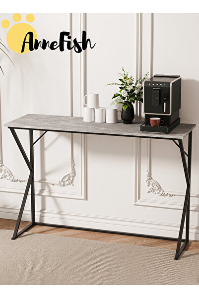 AnneFish طاولة وحدة التحكم 120*40*80 سم، طاولة مكتب، طاولة مدخل ريفية، طاولة عرض، أريكة، مدخل الرواق
