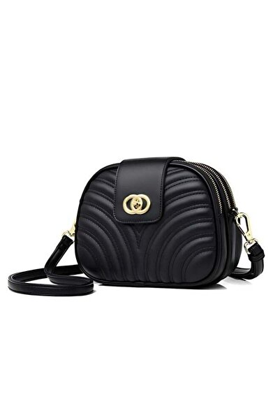 Generic Women's PU Leather Shoulder Bag, Multi-pocket Crossbody Satchel - Large Capacity