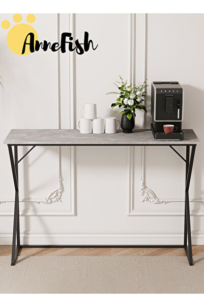 AnneFish 120*40*80cm Console Table Office Table Rustic Entryway Table Display Table Couch Hallway Entrance