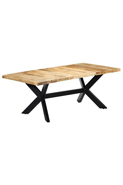 vidaxl Dining Table 200x100x75 cm Solid Mango Wood