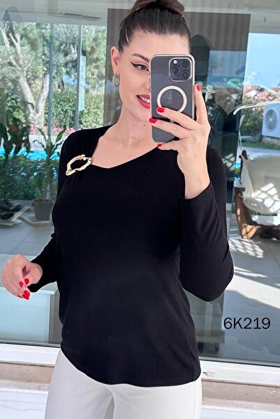 İnce Topuk Strawberry Blouse with Shoulder Buckle 6K219