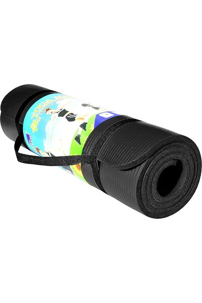 SKY LAND Yoga Mat EM-9315-H Non-Slip 10mm Thick with Strap for Yoga, Pilates & HIIT Workouts