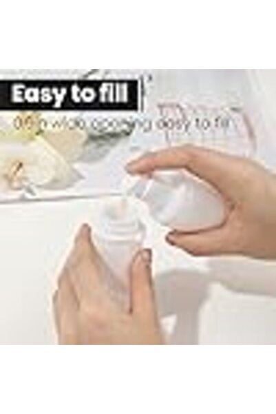COOYA Silicone Travel Bottles,Approved Container for Shampoo Conditioner Toiletries(4 Pieces