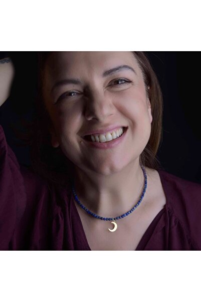 Ioana Preda Colier Lunaria cu pietre și argint 925