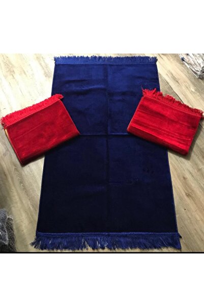 OBRNHOMEN 550-600 Grams Everlasting Patternless Velvet Prayer Rug Prayer Mat Dodya Manufacturing Fine Weaving Stylish Design