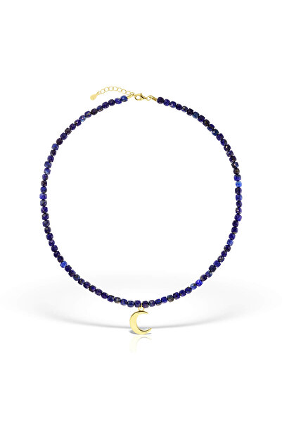 Ioana Preda Colier Lunaria cu pietre și argint 925