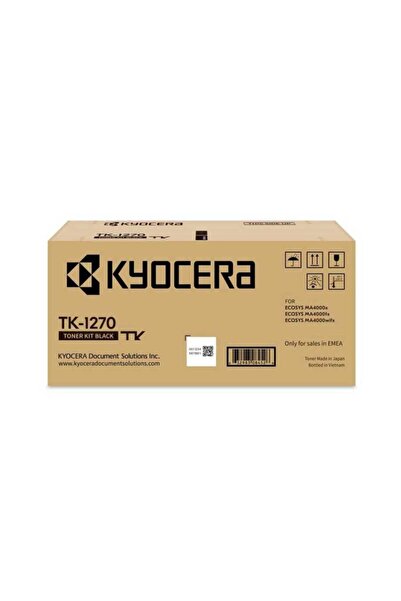 KYOCERA 1T0C140NL0 TK-1270 Siyah Orijinal Fotokopi Toner