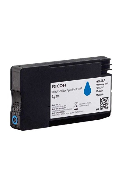 Ricoh C180F 408518-60L68A Mavi Orijinal Kartuş