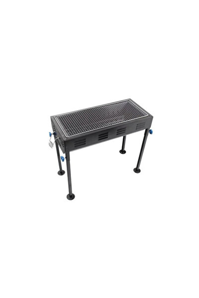 Generic Portable Large Capacity Foldable Japanese Charcoal BBQ Grill 62x26cm Stainless Steel