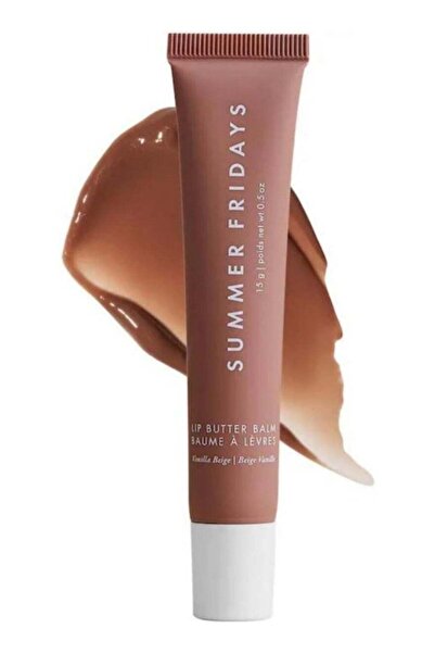 SUMMER بلسم الشفاه من فرايديز - قناع مرطب للشفاه وبلسم للشفاه - بيج فانيليا (0.5 أونصة)