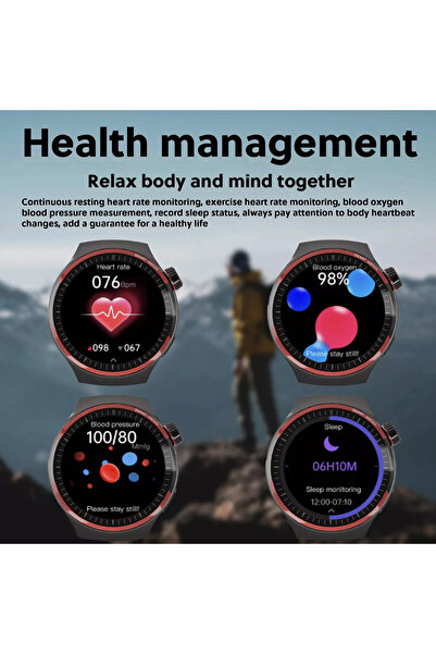 yollayenilensin HW10 Pro Akıllı Saat GPS NFC Yüksek Çözünürlüklü Ekran Güçlü 2 Kordonlu