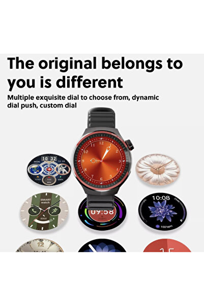 yollayenilensin HW10 Pro Akıllı Saat GPS NFC Yüksek Çözünürlüklü Ekran Güçlü 2 Kordonlu