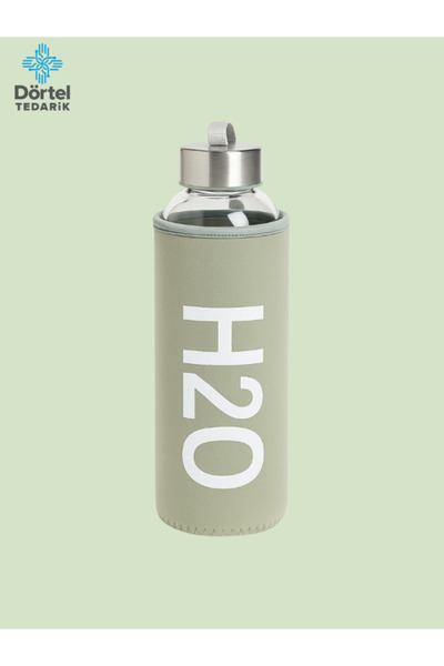 Tohana H2O Glass Flask with Cover 750 ml
