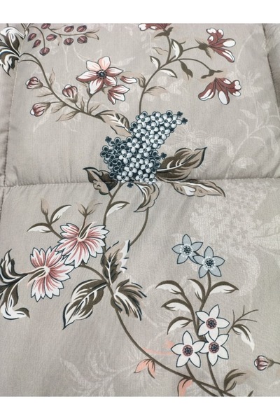 ShinyFlower Cotton Filling Comforter 5 Pieces Set ,Soft Microfiber Fabric, Single Size 220x160 cm