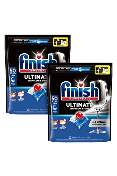 Finish Ultimate All in 1 Dishwasher Capsules, 2x50 pcs (100 washes)