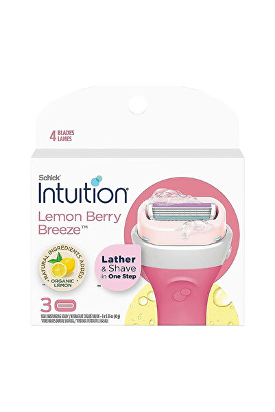 Schick Intuition Shake Induction Lemon & Raspberry Razor Heads -