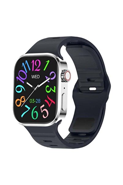 Volynix Silver Bluetooth Smartwatch For Men Women Voice Call Sports Modes Health Monitor