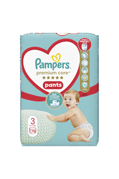 Pampers Premium Care Pants Mega Box, Size 3 (6-11 kg), 70 pcs