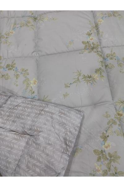 ShinyFlower Cotton Filling Comforter 5 Pieces Set ,Soft Microfiber Fabric, Single Size 220x160 cm