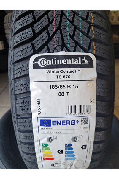 Continental 185/65R15 Winter Contact TS870 88T Set Olarak (4 ADET) 2025 Üretim*