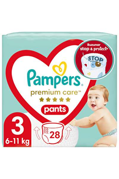 Pampers Premium Care Pants Carry Pack, Size 3 (6-11 kg), 28 pcs