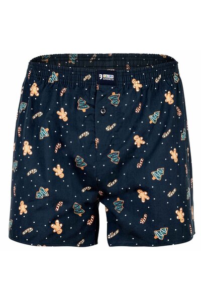 Happy Shorts Herren Web-Boxershorts - X-MAS, American Boxershorts, Weihnachts...
