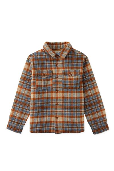 Gingersnaps Lightweight Checkered Boys' Jacket with Chest Pocket