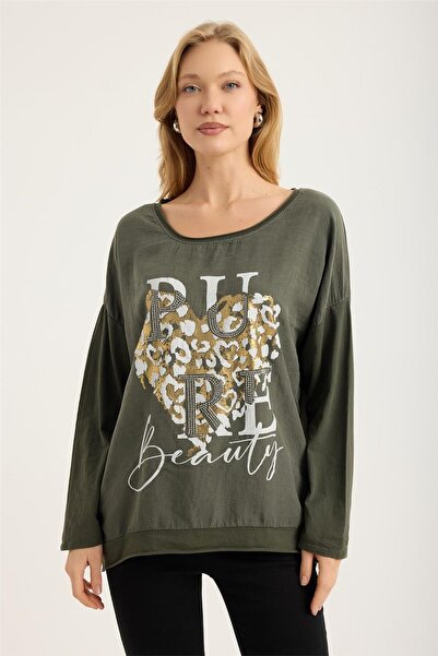 HomeStore Επιχρυσωμένη Μπλούζα Καρδιά Pure