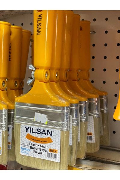 YILSAN FIRÇA Yılsan Plastic Handle Robot Paint Brush No: 4
