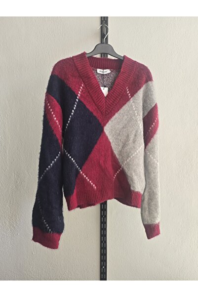 lavin moda Baklava desen trriko sweat