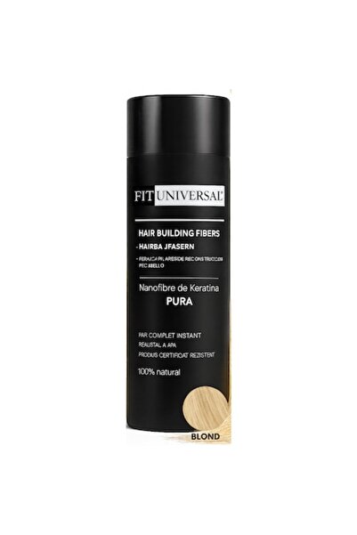 FITUNIVERSAL Fibre de păr pentru păr subțire, pudră cu nanofibre de keratină ...