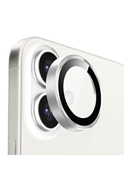 Buff iPhone 17 Metal Kamera Lens Koruyucu - Gümüş
