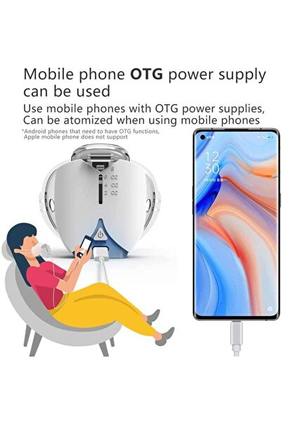 COOYA Portable Lightweight Silent Auto Nebulizer Ultrasonic Mesh