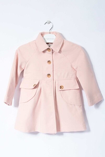 Gingersnaps جاكيت طويل للبنات بجيوب أمامية
