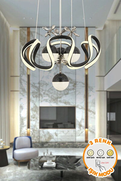 Capella Aydınlatma Modern Riva 3 Renk Işık Özellikli Power Led Sarkıt Led Avi...