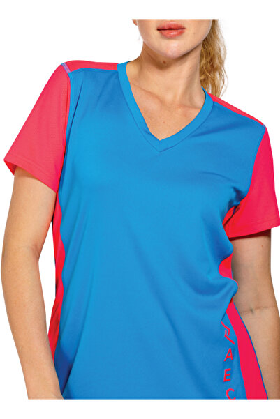 Zaecy Women's V-Neck Short Sleeve Tee