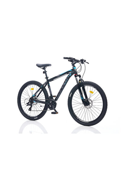 Corelli FELİX 1.0 ERKEK DAĞ BİSİKLETİ 330H HD 26 JANT 21 VİTES SİYAH MAVİ TURKUAZ