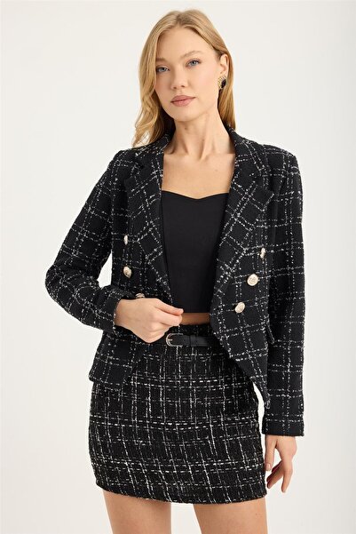 HomeStore Jachetă Buklet cu 6 nasturi