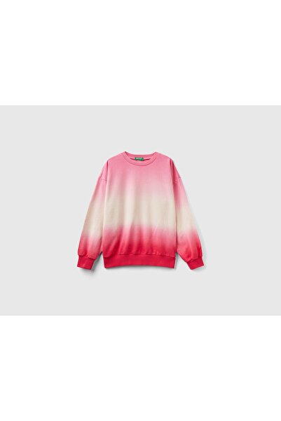 United Colors of Benetton جاكيت قطني متدرج للبنات
