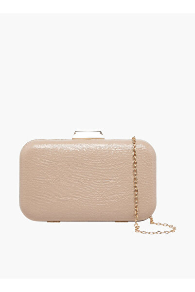 Flora Bella by Shoexpress Textured Clutch with Detachable Chain Strap - H 11....