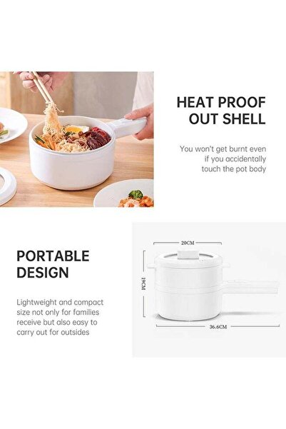 fulina 2L Intelligent Electric Pressure Cooker,Ball Kettle Inner Pot,Even Heating,Easy Clean,for Cooking