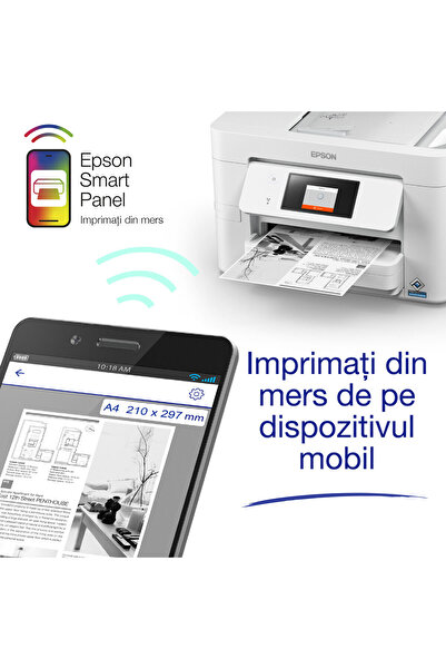 EPSON Multifunctional Printer Printer PRO WF-M4619DWF 4-in-1, printer,copier,fax,scanner,monochrome