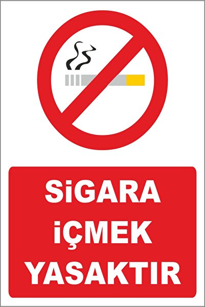 Sigara İçmek Yasaktır Levhası Tabelası