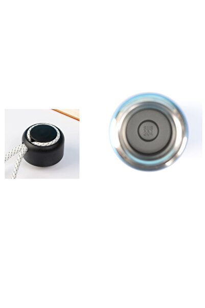 Zen Store Vacuum Stainless Steel Water Bottle with Carry Rope