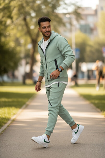 dehaine Men's tracksuit, sweatshirt + pants, Padded, 5057