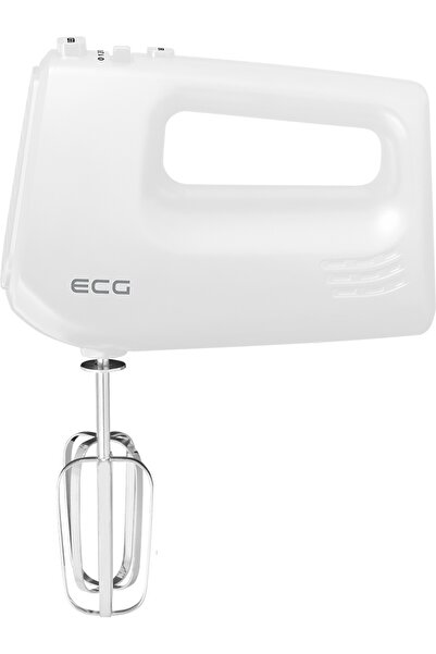 ECG RS 440 White Lite hand mixer, 400 W, 5 speeds, TURBO function, 2 beaters and 2 hooks, white